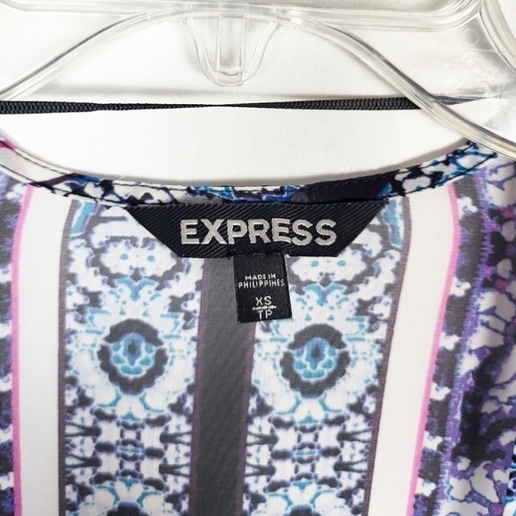 EXPRESS bohemian boho lightweight open front kimono - Picture 4 of 5